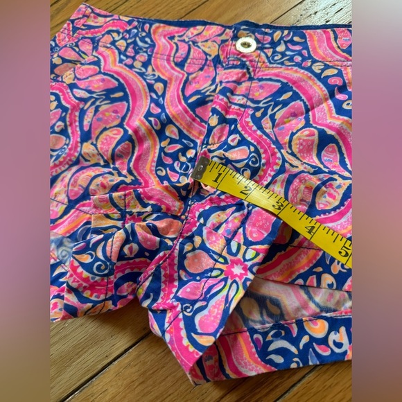 Lilly Pulitzer The Kerrie Short Womens Sz 4 “Can't Resist" Pink Blue Style 25762 - Picture 10 of 13